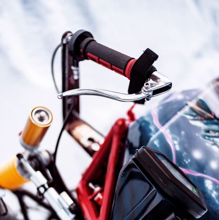 Setangnya dibuat model reverse