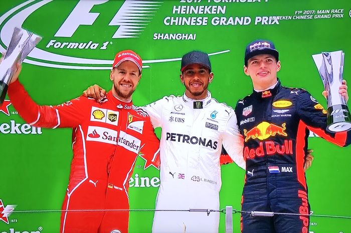 Pencapai tertinggi Ferrari di sirkuit Shanghai, China sejak 2013 adalah posisi kedua yang diraih Sebastian Vettel pada 2017 setelah kalah dari Lewis Hamilton