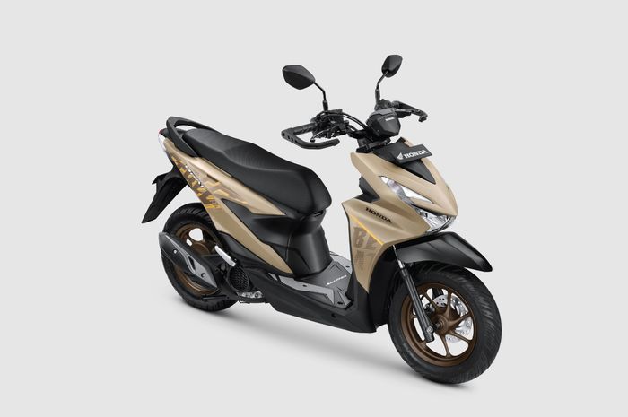 Tampilan All New Honda BeAT Street dengan part aksesori resmi AHM