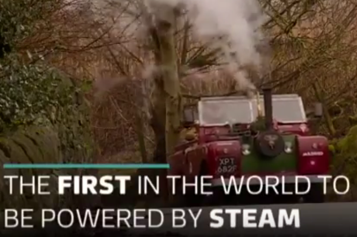 Land Rover Defender pertama di dunia dengan mesin uap