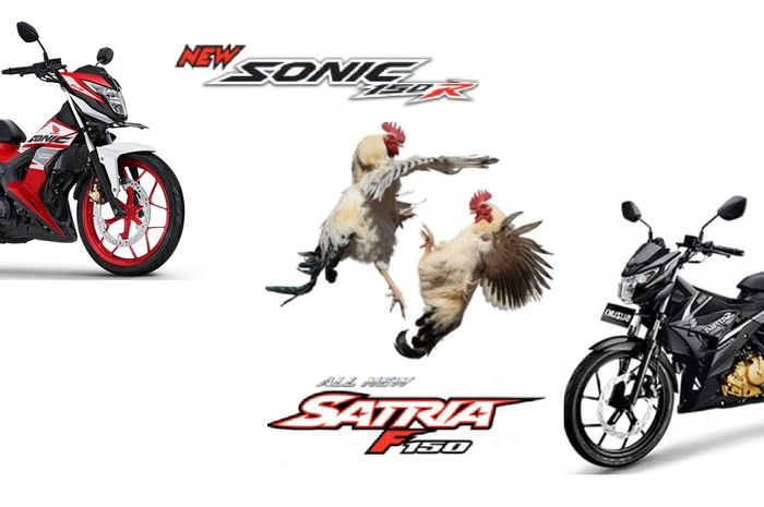 Ayam jago dari Honda dan Suzuki bertarung di pasar Indonesia