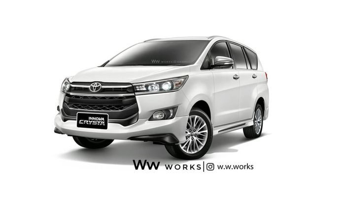 Render Toyota Innova facelift