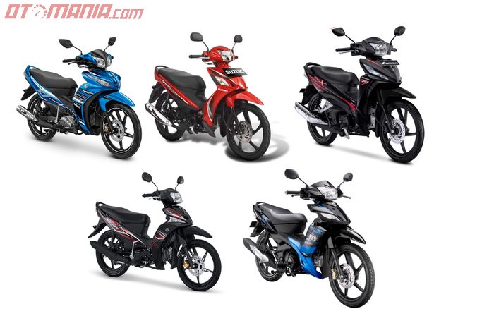 Pilihan motor bebek di Indonesia