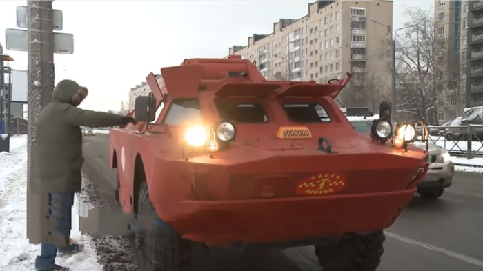 Armada taksi tank di Rusia
