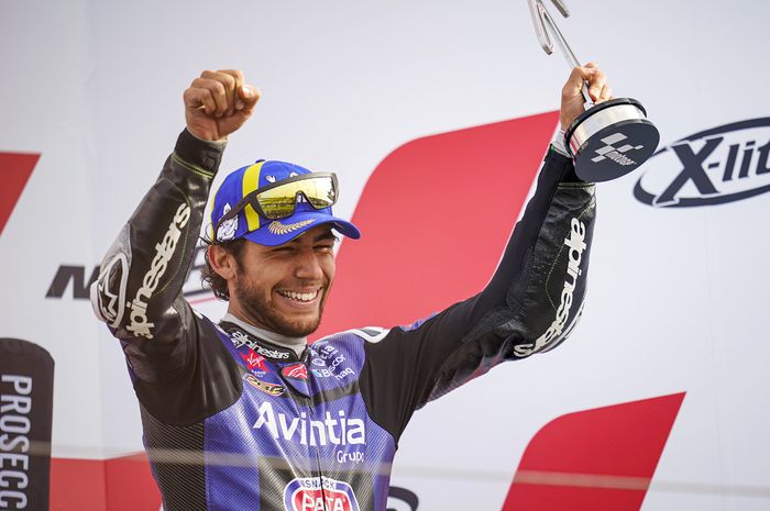 Berhasil dua kali naik podium, Enea Bastianini makin ngotot minta motor terbaru kepada Ducati pada MotoGP 2022