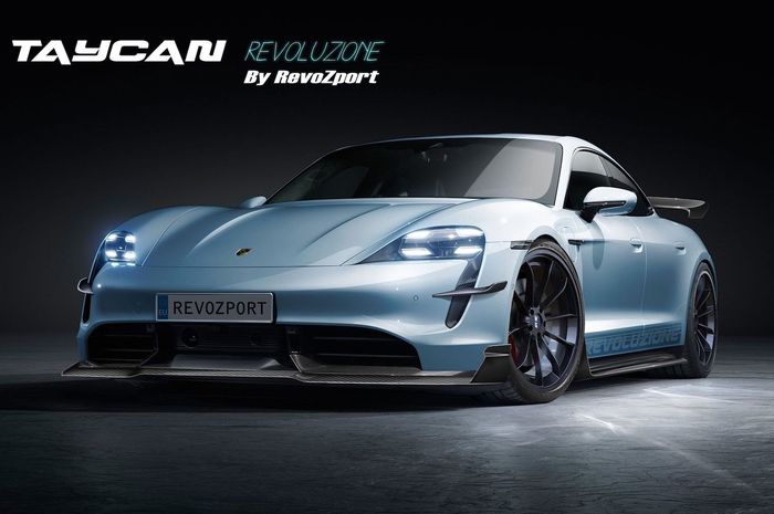 RevoZport meluncurkan 2 body kit menarik buat Porsche Taycan