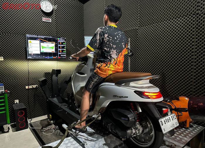 Nolimitz Matic Shop punya fasilitas dynotest dari Axis Dynamometer