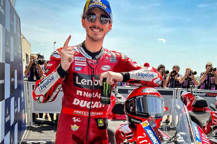 Francesco Bagnaia pecahkan rekor MotoGP sirkuit Le Mans milik Johann Zarco di MotoGP Prancis 2022