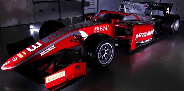 Mobil balap baru Sean Gelael di Formula 2