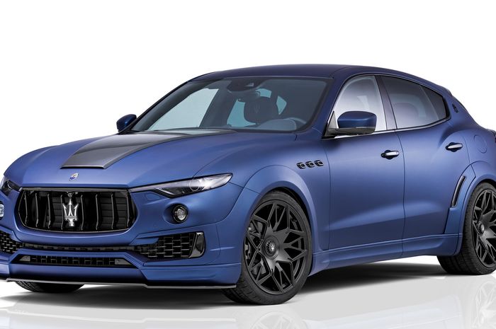 Maserati Levante pakai body kit lebar