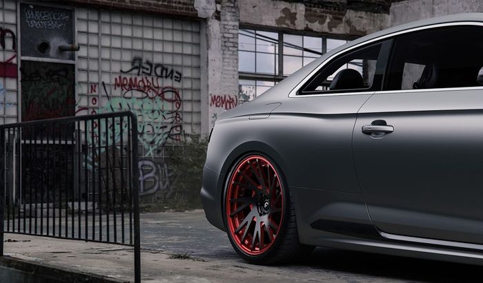 Audi RS5 Matte Gray pakai pelek Tec 2,5 Forgiato