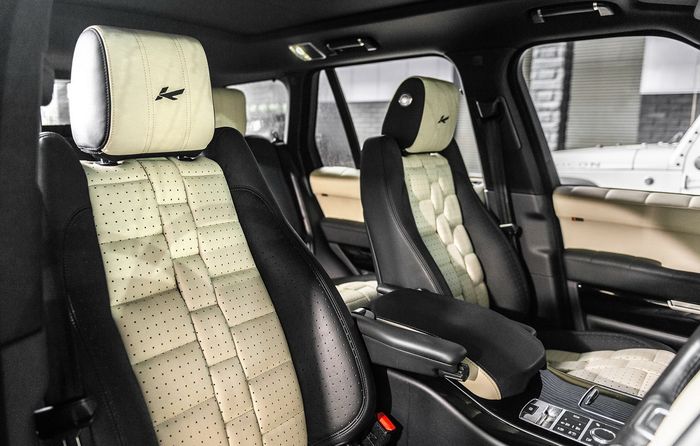 Tampilan kabin modifikasi Range Rover V8 Diesel garapan Kahn Design