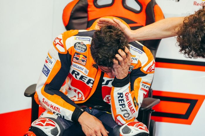 Berhasil finis ke-7, Marc Marquez ungkap momen paling berat pada balapan MotoGP Portugal 2021