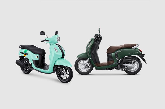 Yamaha Fazzio dan Honda scoopy