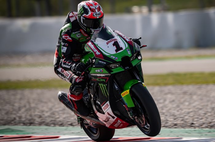 Hasil Superpole Race WSBK Aragon 2021: Jonathan Rea Juara lagi, sementara Scott Redding melempem di lintasan basah