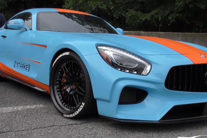 Mercedes-AMG GT pakai widebody ala Gulf Racing