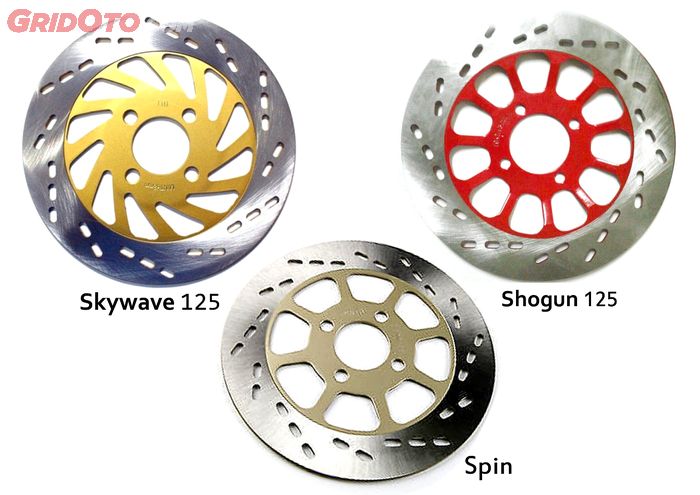 Disc Suzuki Nex ganti dengan yang lebih besar, dari 190 mm jadi 220 mm, bisa pakai punya Skywave 125, Shogun 125 atau Spin