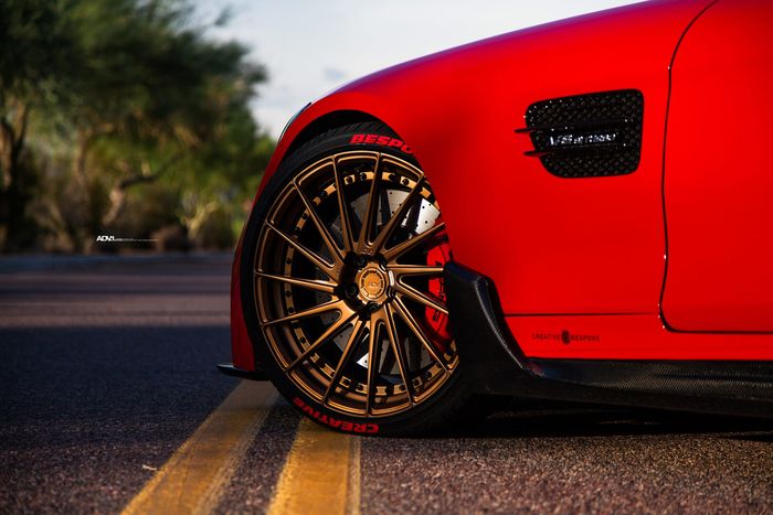 Pelek matte bronze Mercedes-AMG GT S garapan Creative Bespoke