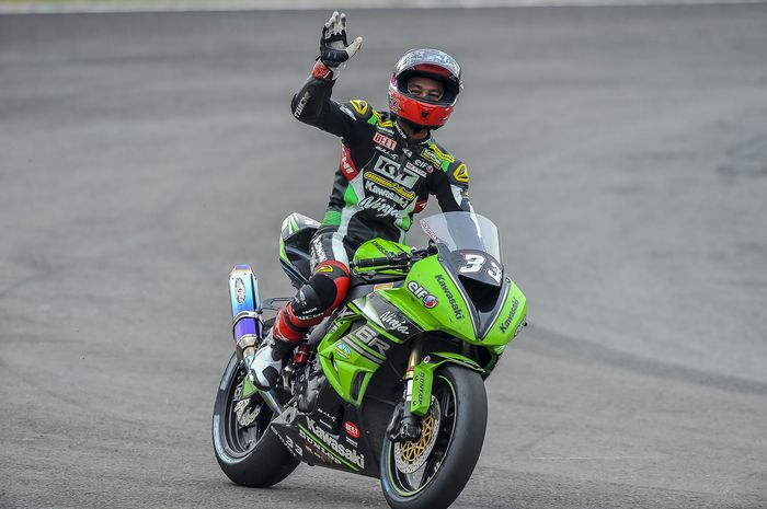 Ahmad Yudhistira amankan podium ketiga race 1 kelas SS600 ARRC Thailand