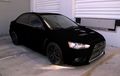 Bukan Efek Photoshop, Mitsubishi Evo Paling Hitam Disiram Cat Mouso Black