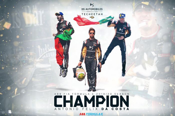 Antonio Felix da Costa kuncu juara umum Formula E 2019/2020