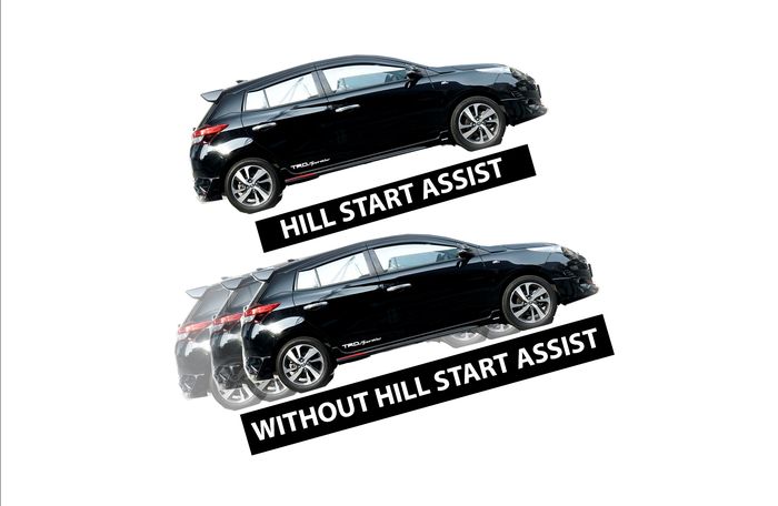  Fitur Hill Start Assist mencegah mobil melorot atau mundur saat start di tanjakan