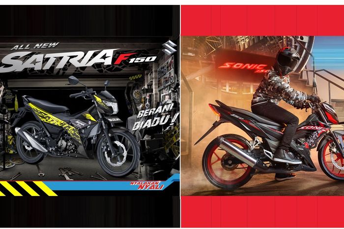 Suzuki Satria F150 FI dan Honda Sonic 150R