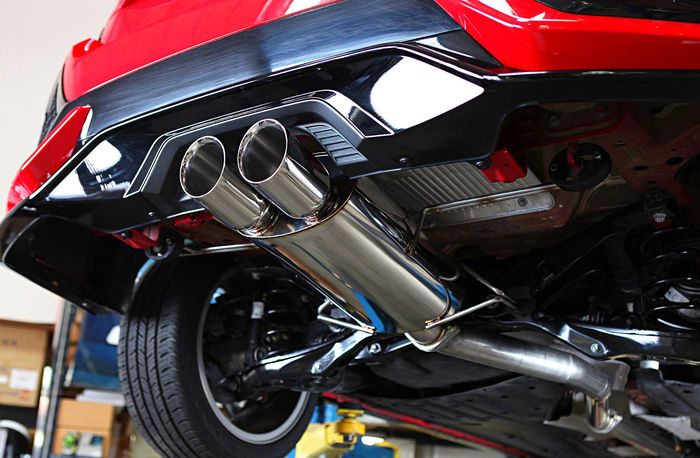 Sistem exhaust system 3 inci baru pad Honda Civic