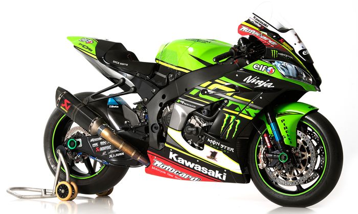 Kawasaki ZX10-RR dengan livery baru untuk WorldSBK musim 2018