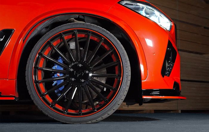 Modifikasi BMW X5 M dipercantik pelek Anniversary Evo ukuran 23 inci