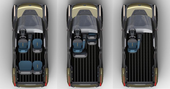 Toyota e-Trans, bisa ubah konfigurasi jok untuk keperluan ride sharing