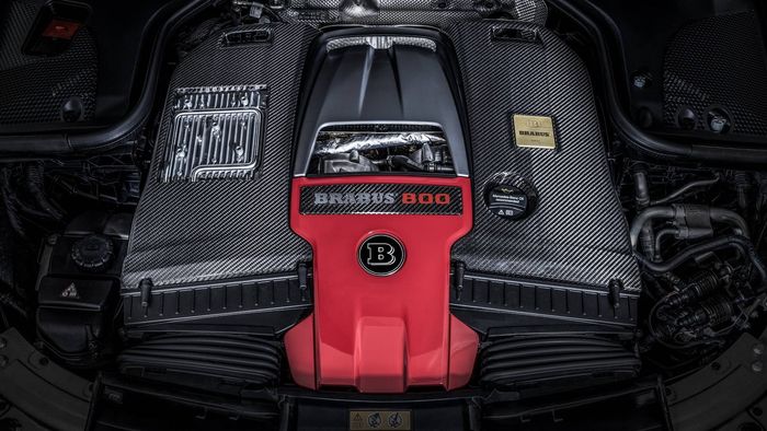 Mesin Mercedes-AMG E63 S ubahan Brabus