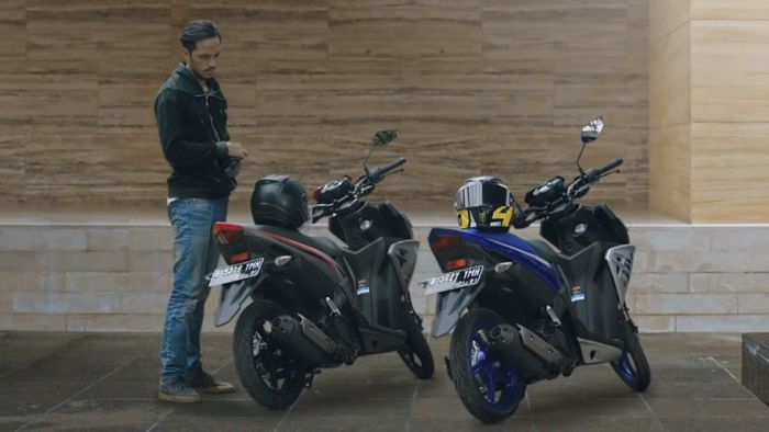 Yamaha Aerox 125 LC diposisikan sebagai skutik yang racy