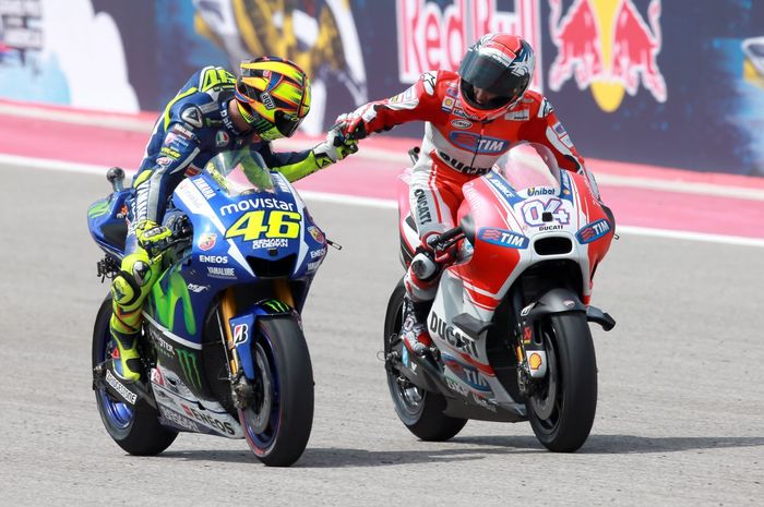 Valentino Rossi dan Andrea Dovizioso