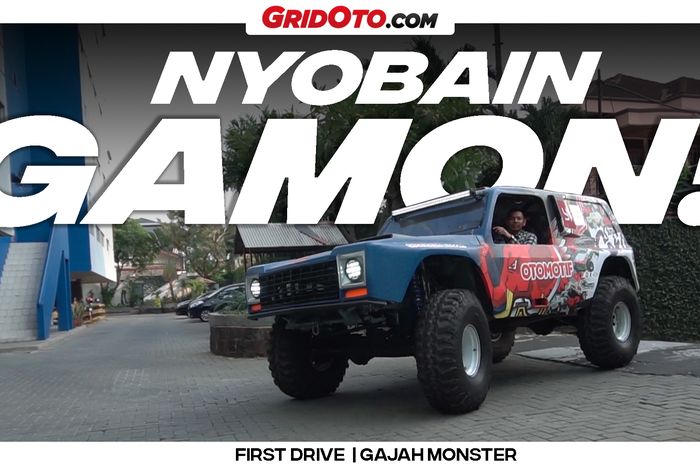 Video Nyobain Gajah Moster sudah tayang di YouTube GridOto