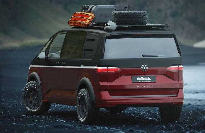 Modifikasi VW Multivan T7 tampil gagah dengan sederet kelengkapan off-road