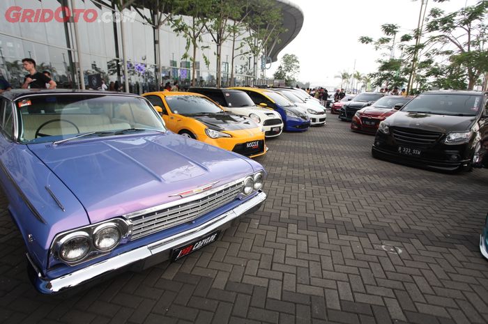 Sederetan mobil komunitas Nozzle Autoclub ikut kontes modif di GIIAS 2018