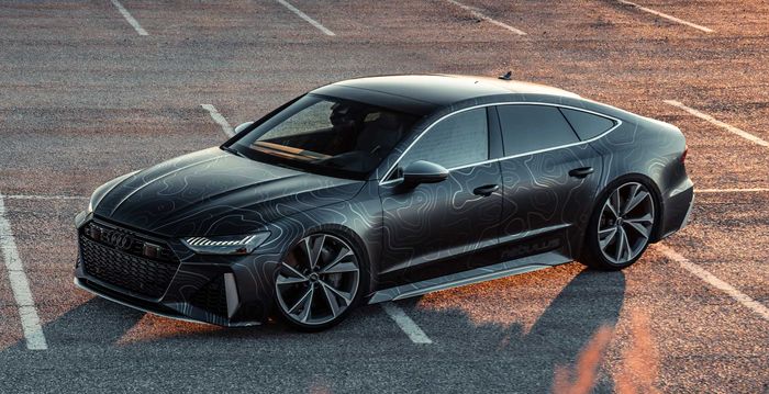 Tampilan Audi RS7 ini juga ikut diubah menjadi lebih eye catching