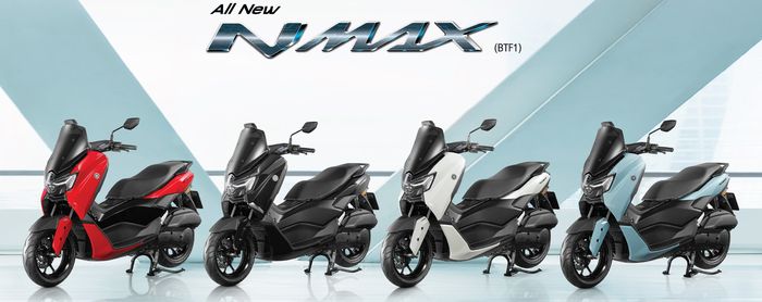 Pilihan warna NMAX Turbo Standard di Thailand