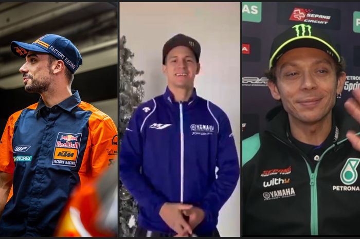 Bukan Cuma Valentino Rossi, Fabio Quartararo dan Miguel Oliveira juga pamer seragam barunya di awal 2021