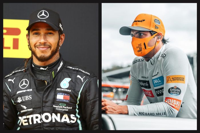 Lewis Hamilton mengaku terkejut Carlos Sainz akan start dari posisi ketiga di balapan F1 Italia 2020 yang digelar di sirkuit Monza