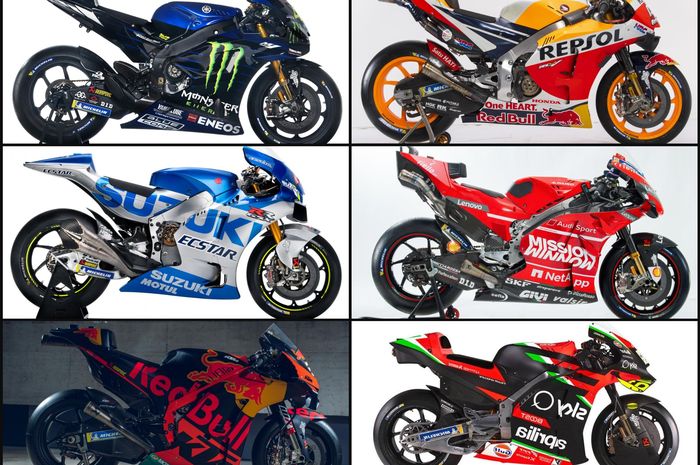 Siapa tahu ada yang penasaran, ini loh penjelasan dari nama dan kode semua motor yang tampil di kelas MotoGP