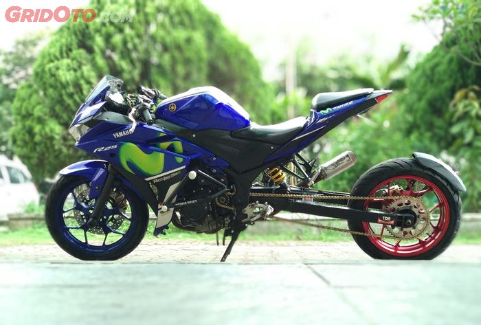 Panjang swing armnya nyaris satu meter