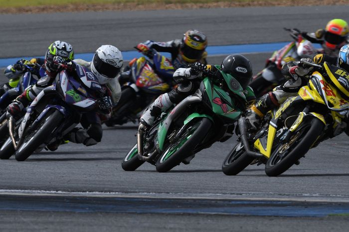 Race kedua Underbone 150 cc (UB150) ARRC Thailand menjadi penentuan siapa juara Asia kelas ini