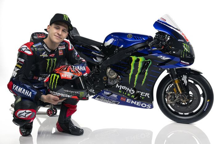 Tim Monster Energy Yamaha launching motor baru, ini target Fabio Quartararo bersama tim Pabrikan Yamaha di MotoGP 2021