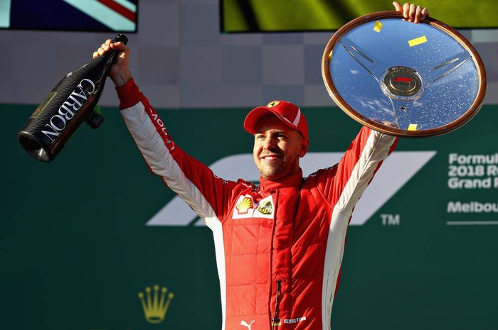 Sebastian Vettel memenangkan GP F1 Australia