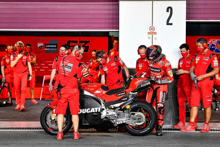 Francesco Bagnaia kini dapat dukungan jauh lebih mumpuni dari para teknisi Ducati