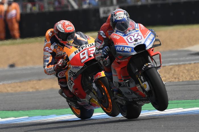 Andrea Dovizioso bertekad kalahkan Marc Marquez di MotoGP Jepang.