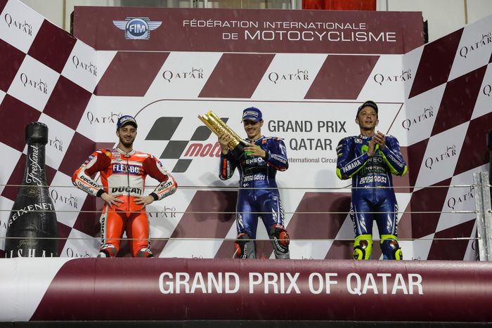 Maverick Vinales memenangkan MotoGP Qatar 2017