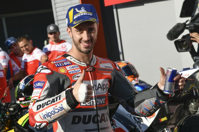 Andrea Dovizioso was-was dengan ancaman Marc Marquez
